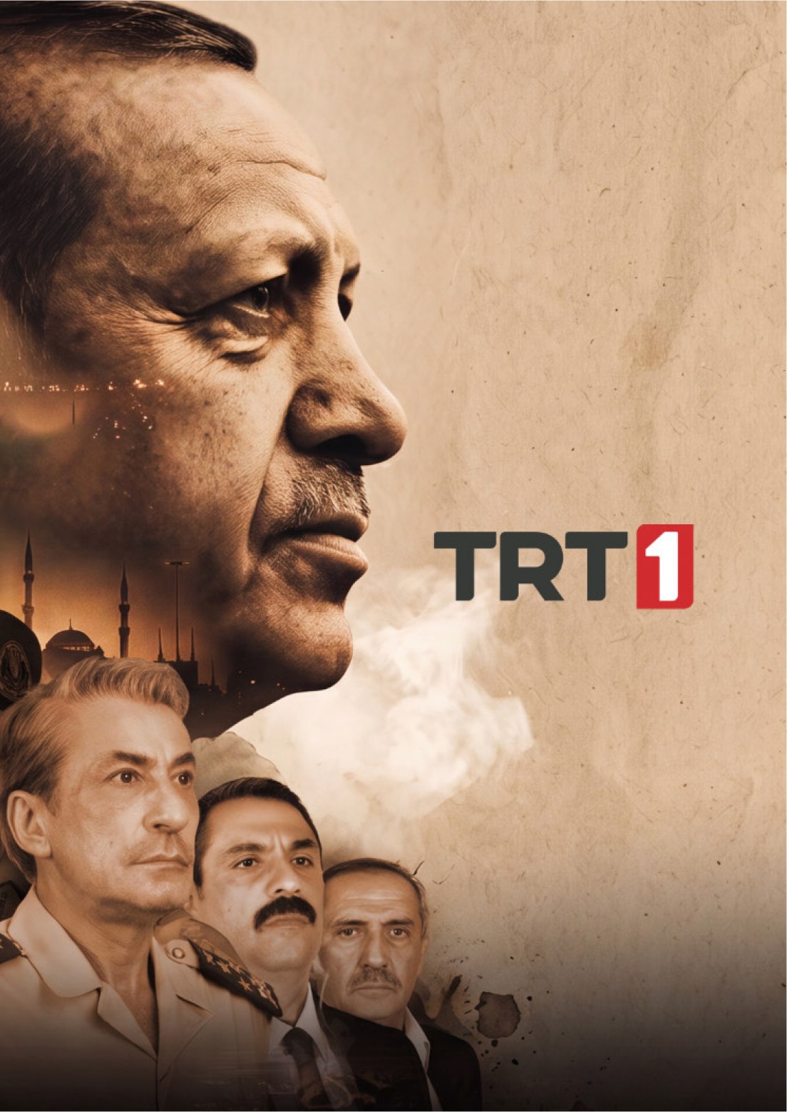 TRT 1 “Asırlık Gece” belgeseli afiş ve anahtar görsel tasarımı