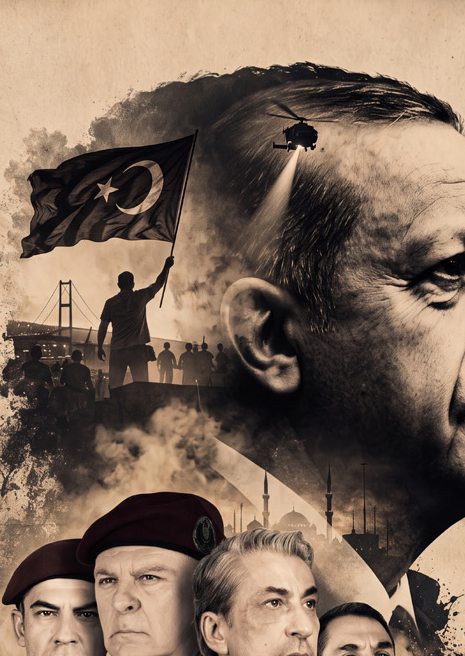 TRT 1 “Asırlık Gece” belgeseli afiş ve anahtar görsel tasarımı