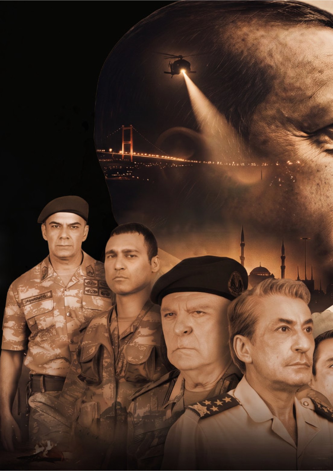 TRT 1 “Asırlık Gece” belgeseli afiş ve anahtar görsel tasarımı