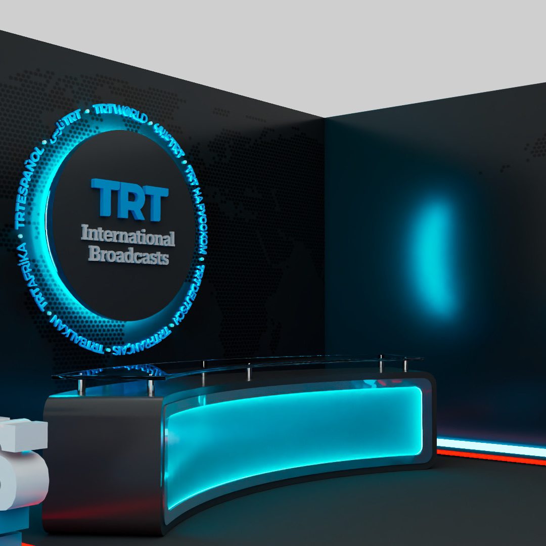 TRT World, TRT Afrika ve TRT Global için yayın kimliği ve dijital tasarım