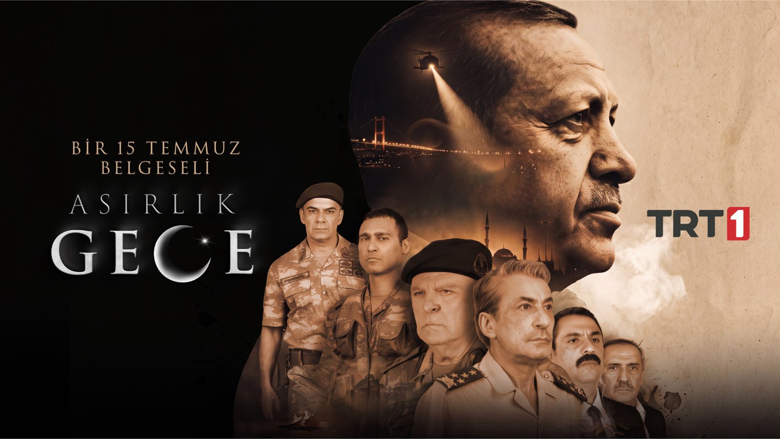 TRT 1 “Asırlık Gece” belgeseli anahtar görseli