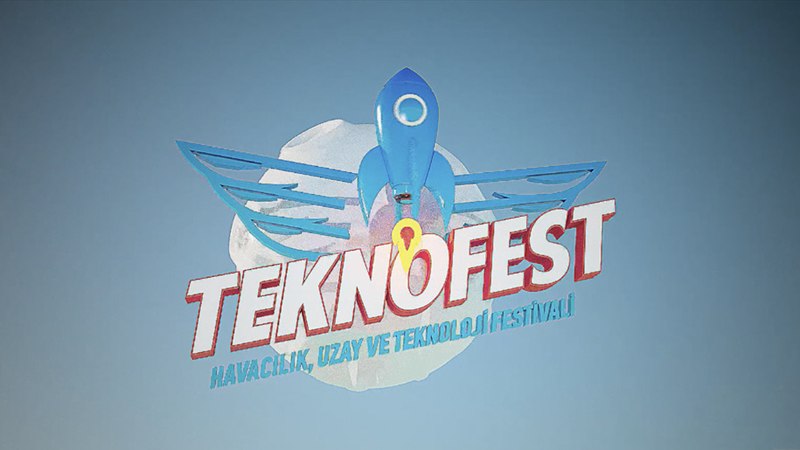 Teknofest 3D logo ve jenerik çalışması